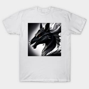 Black Dragon - Fantasy Creatures T-Shirt